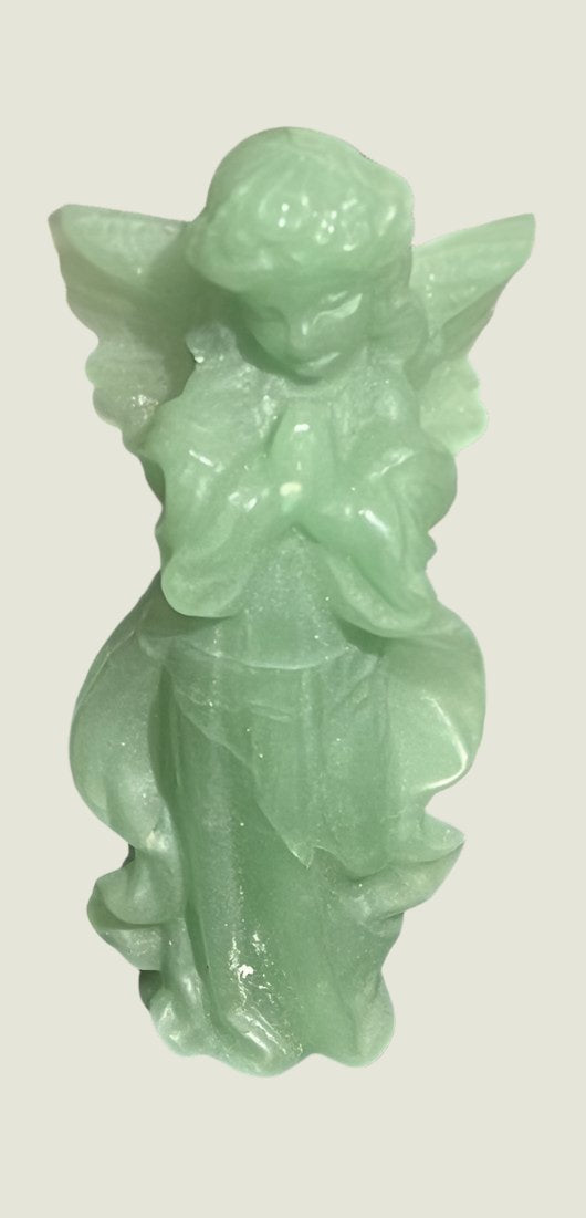 Angel praying crystal/stone carving