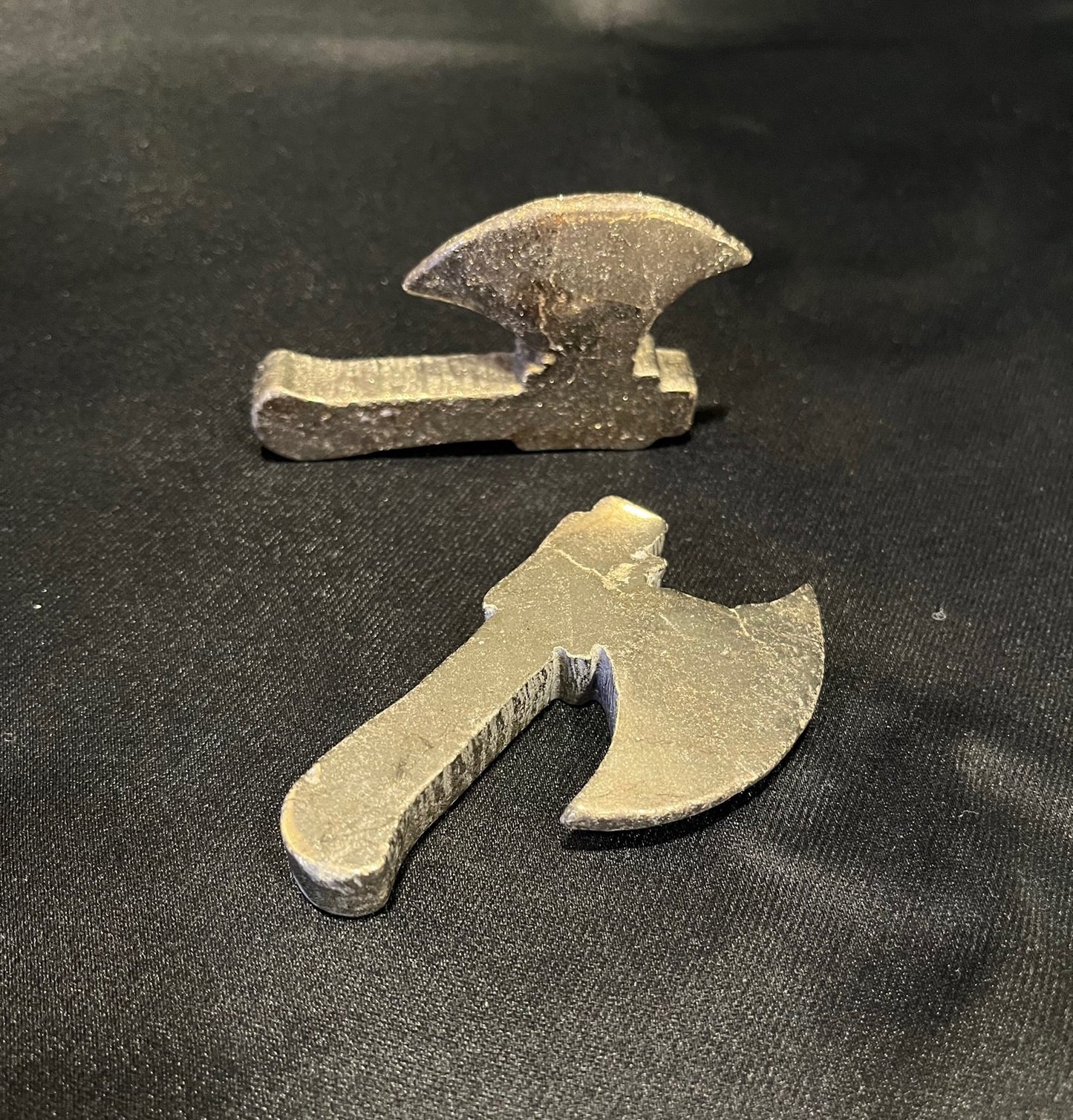 Medieval axe crystal/stone carving