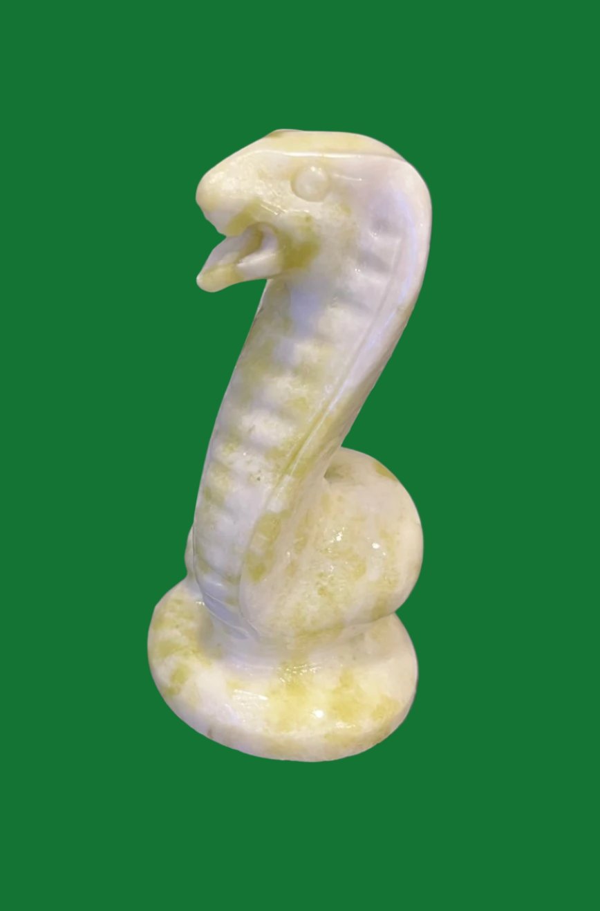 Cobra crystal/stone carving