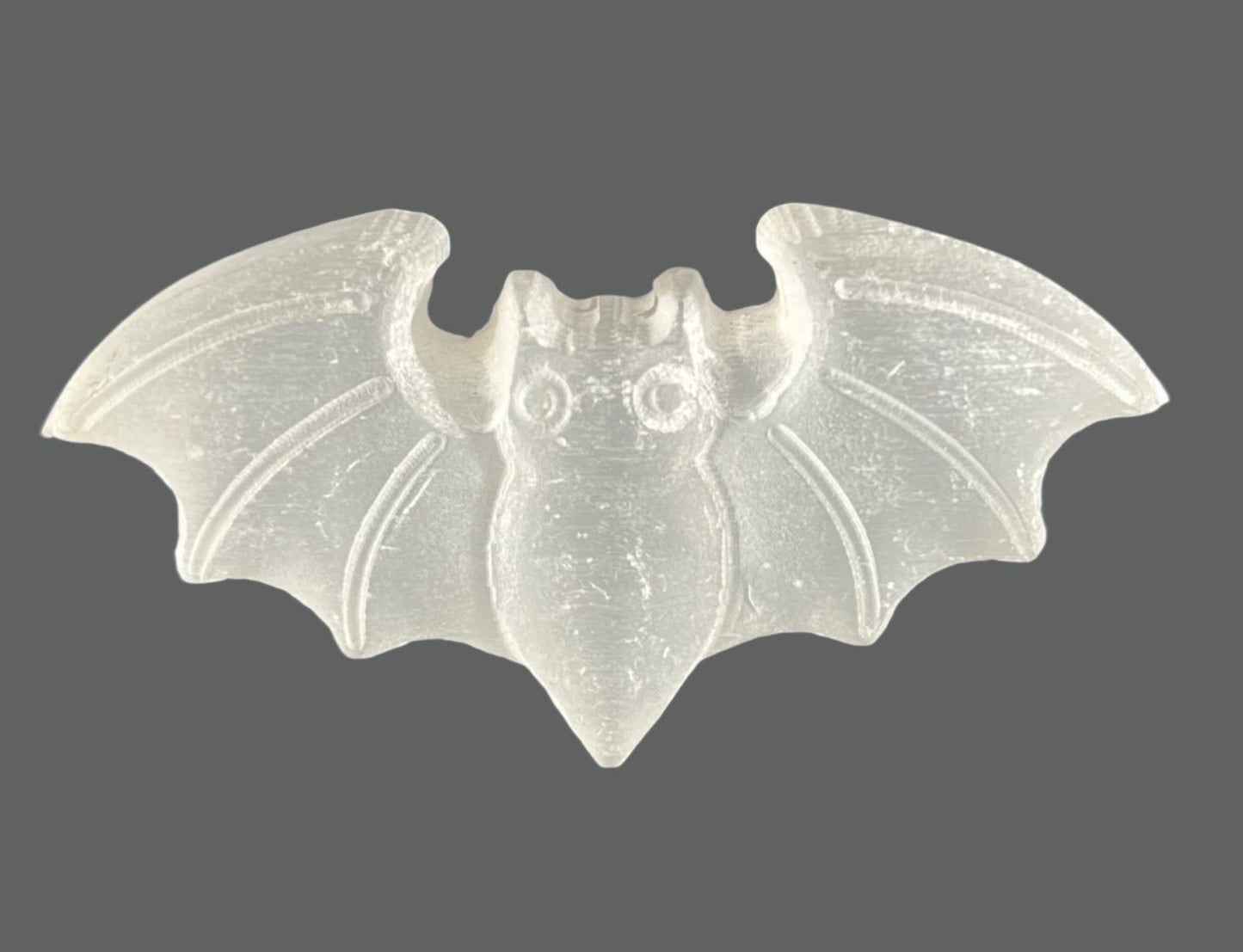 Halloween bat crystal/stone carving