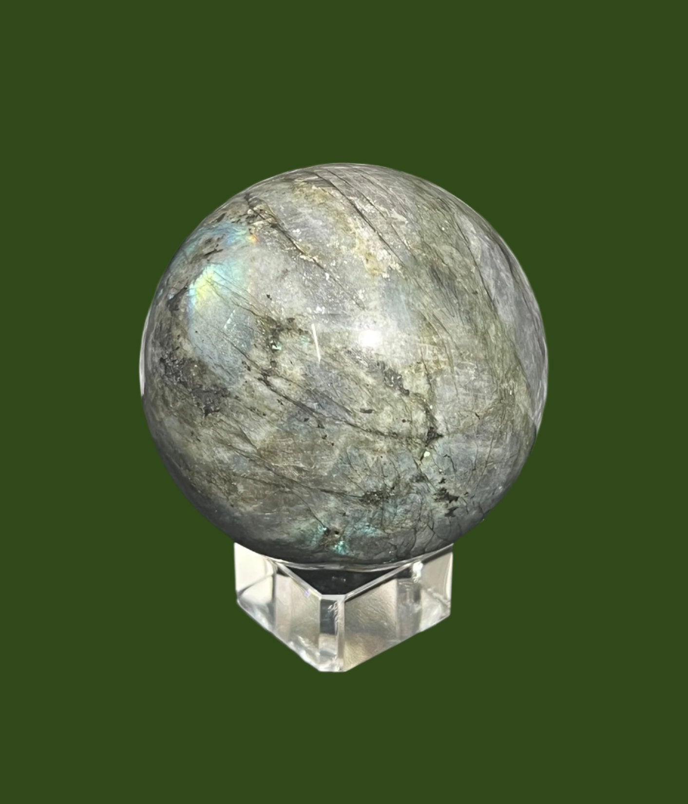 Labradorite sphere for conscious awakening