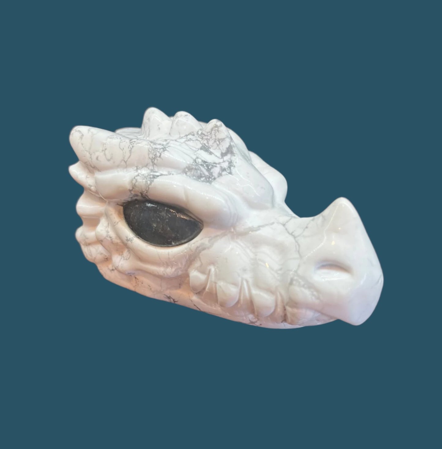 Dragon head crystal/stone carving
