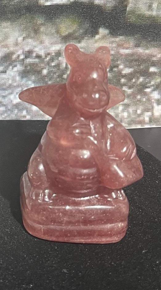 Baby dragon stone/crystal carving