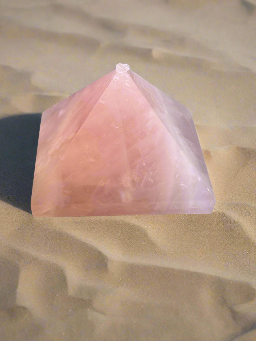 Rose Quartz Pyramid