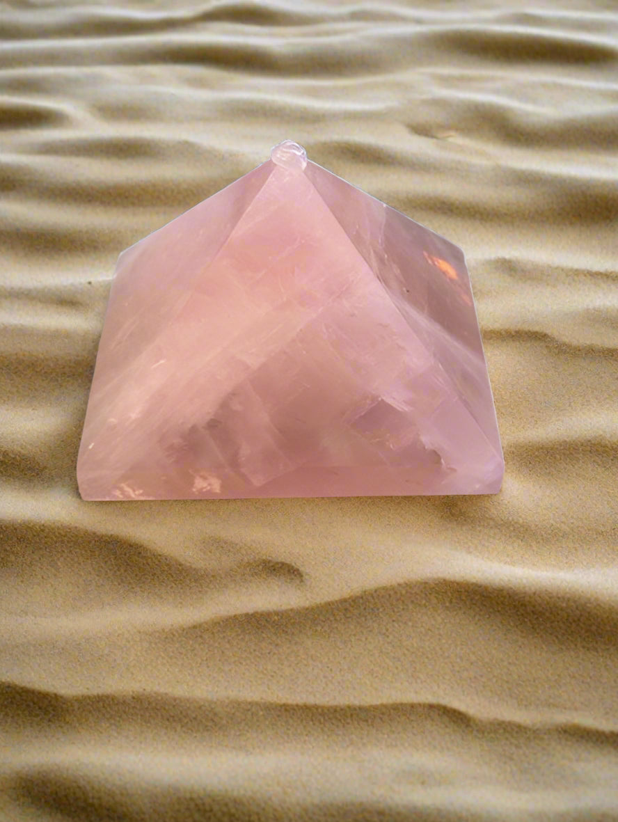 Rose Quartz Pyramid