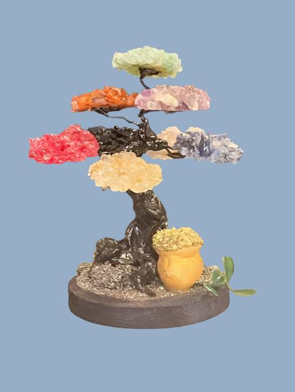 Crystal Chip Cluster Money Tree