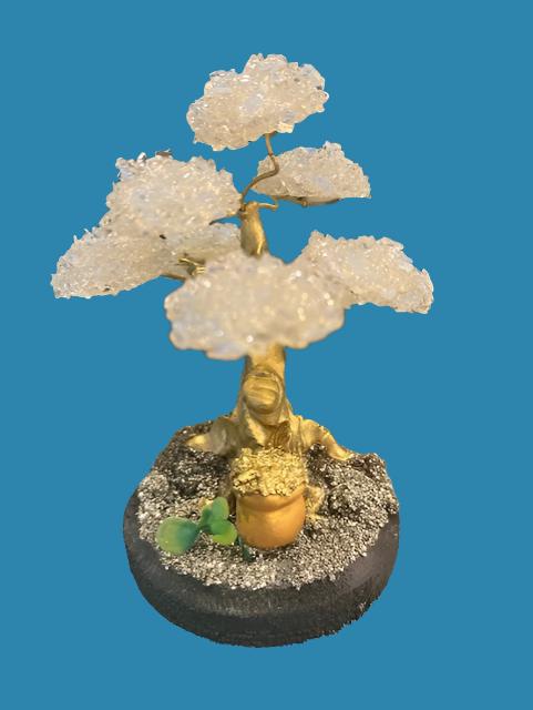 Crystal Chip Cluster Money Tree