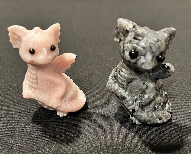 Baby dragon crystal/stone carving