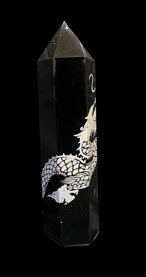 Black Obsidian Dragon Tower