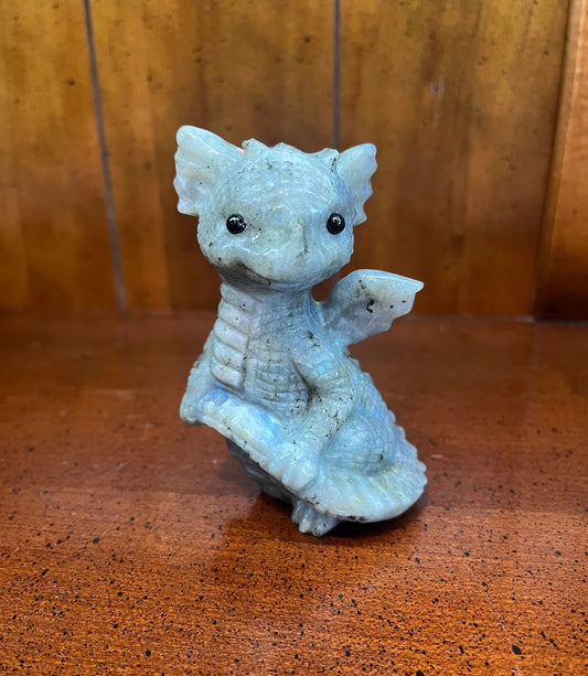 Baby dragon crystal/stone carving