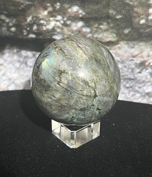 Labradorite sphere for conscious awakening