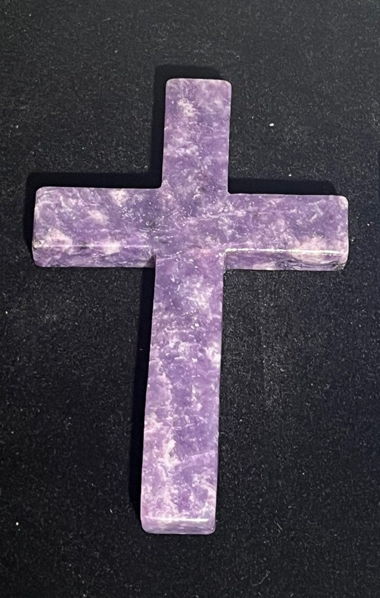 Cross crystal/stone carving