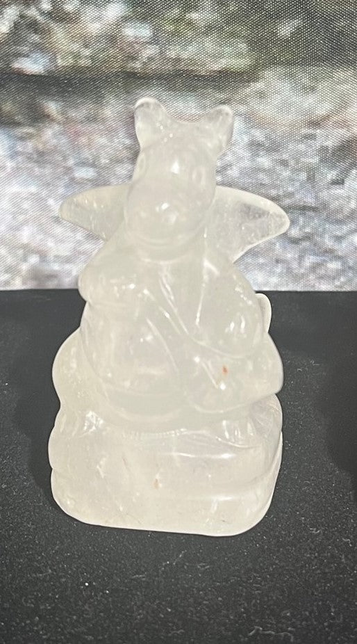 Baby dragon stone/crystal carving