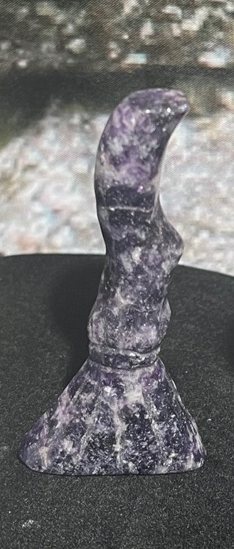 Witches broom stone/crystal carving