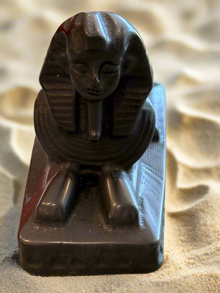 Black Obsidian Sphinx