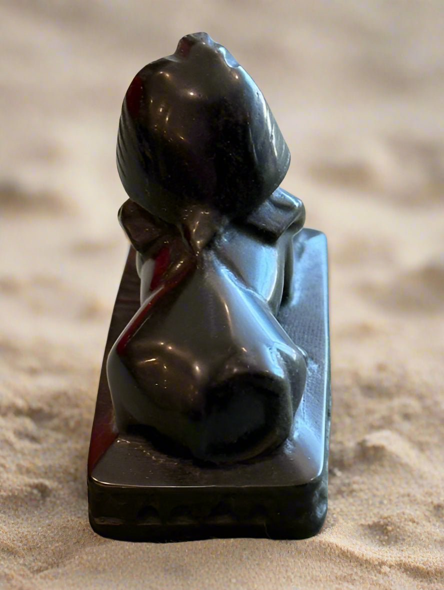 Black Obsidian Sphinx