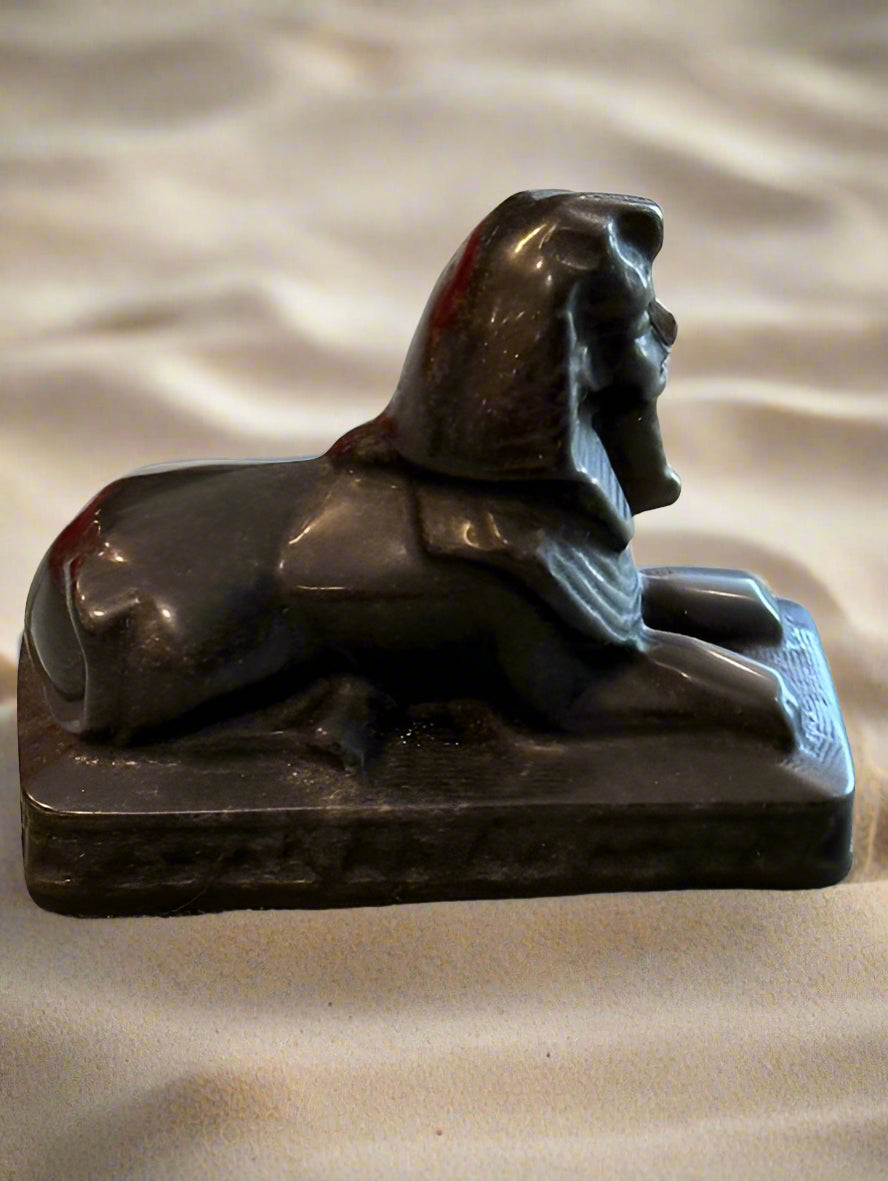 Black Obsidian Sphinx