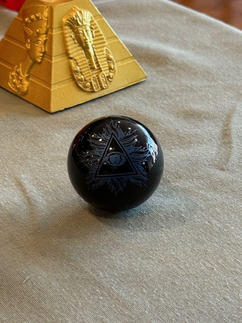 Third eye bl obsidian: 1 2/3 circumference