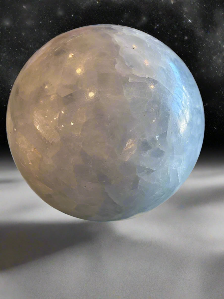 Blue Calcite Sphere