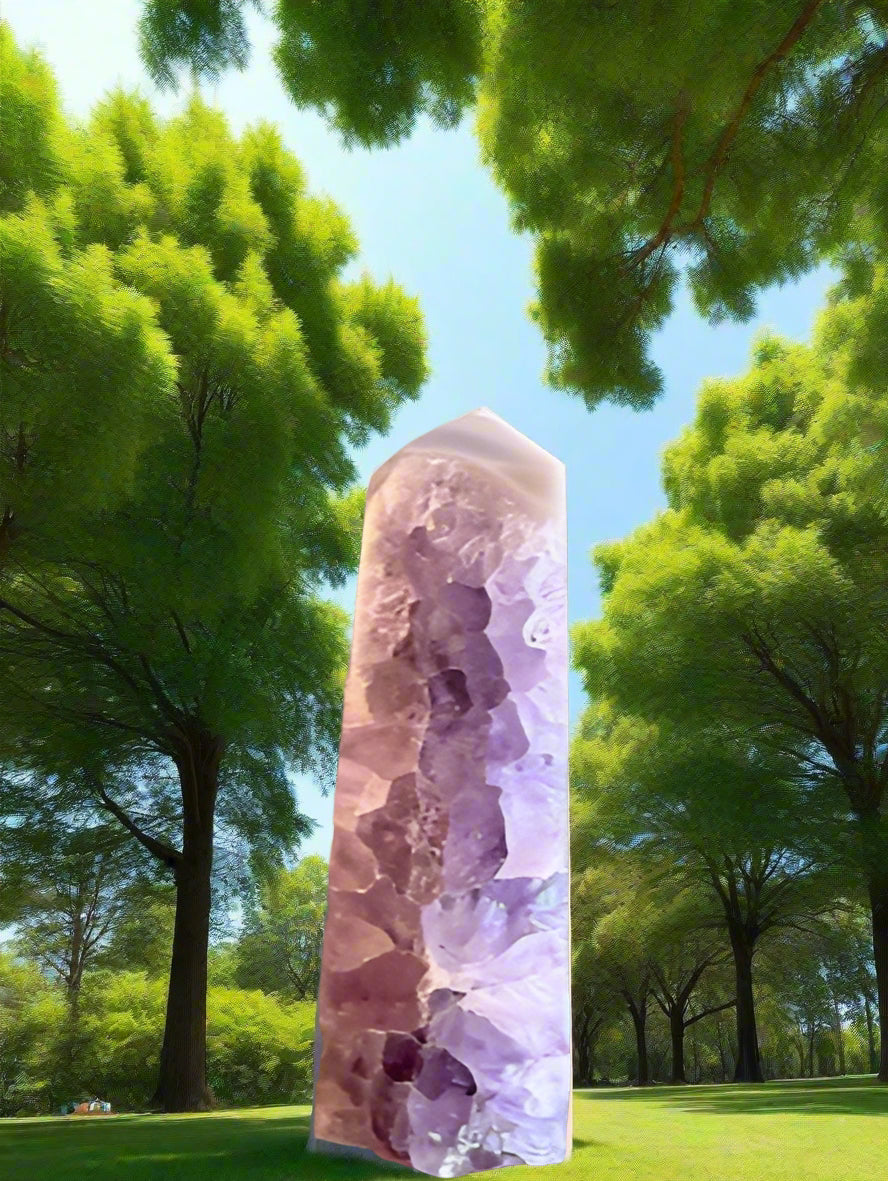 Polished  Amethyst Point
