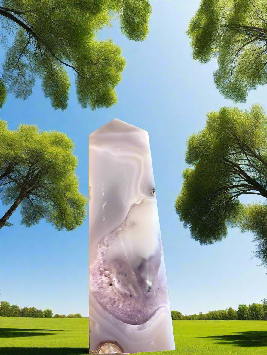 Polished  Amethyst Point