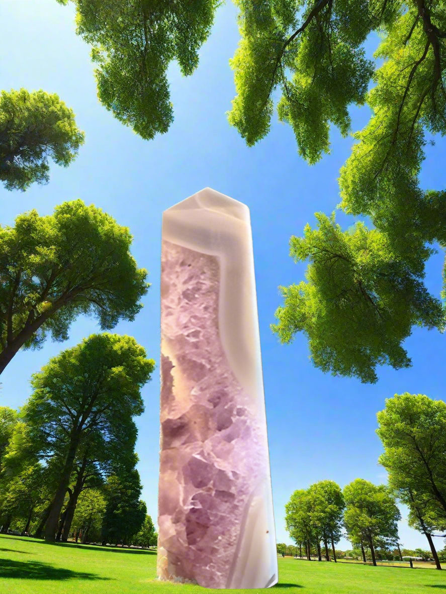 Polished  Amethyst Point