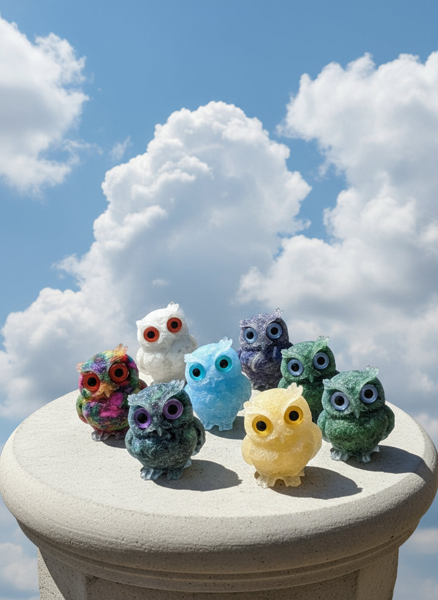 Resin Chip Owl