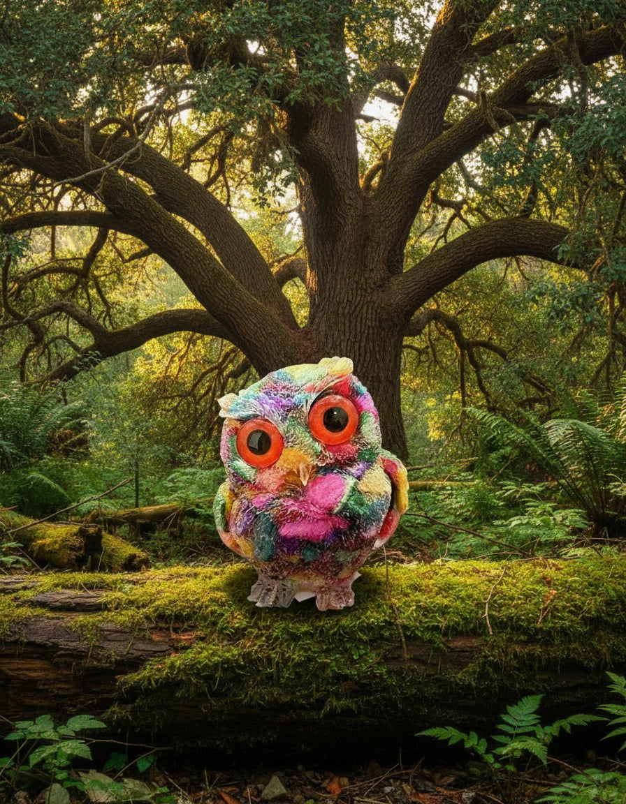 Resin Chip Owl